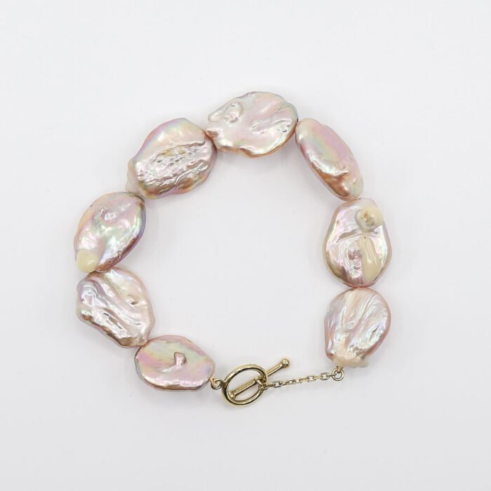 Keshi pearl bracelet