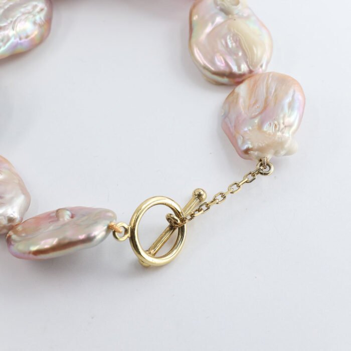 Keshi pearl bracelet