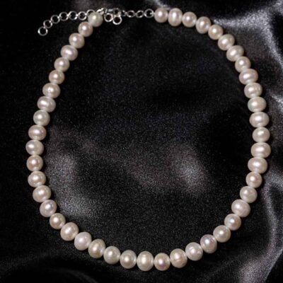 Freshwater Classic Oval Pearl Necklace